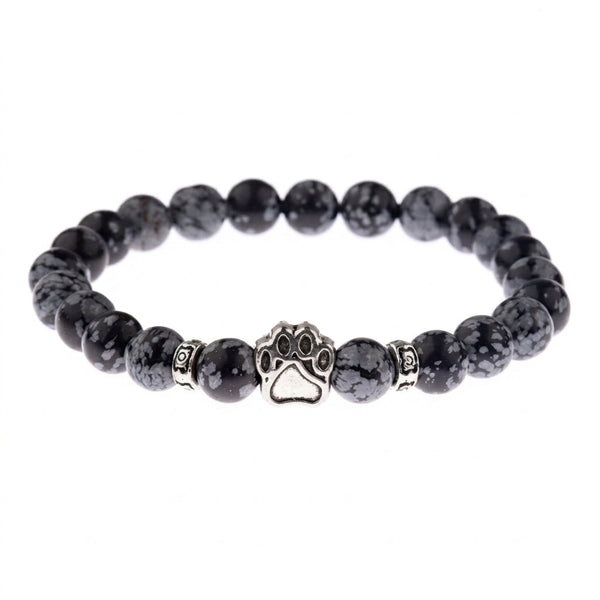 Shelter Bracelet – Snowflake Obsidian