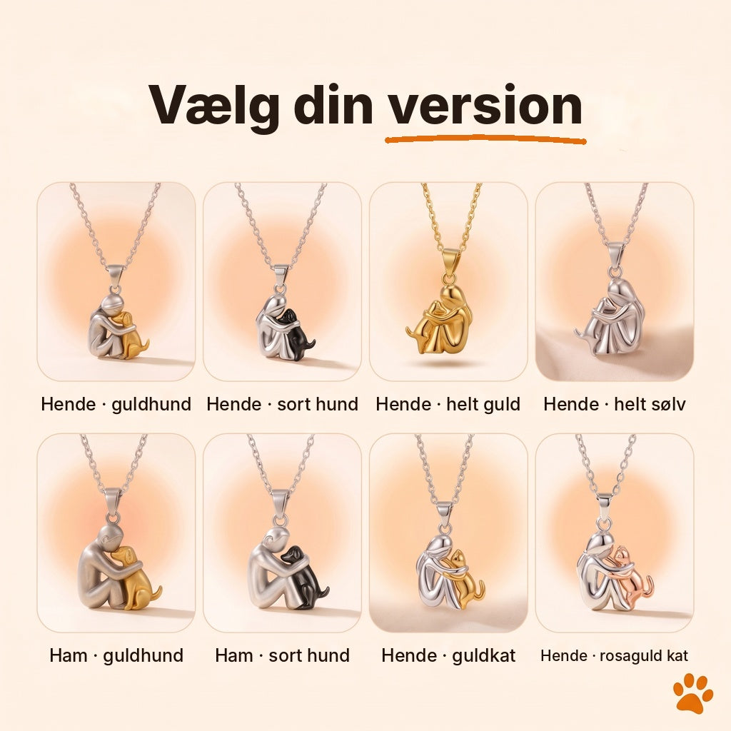 Halskæden Evigt Kram – vælg din version (8 versioner)