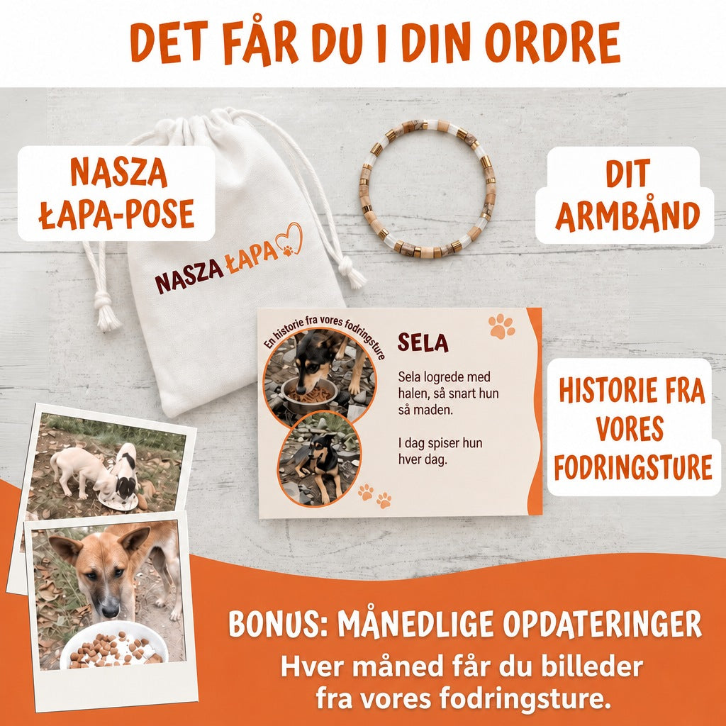 Miyuki-armbånd Marmer – det får du i din ordre