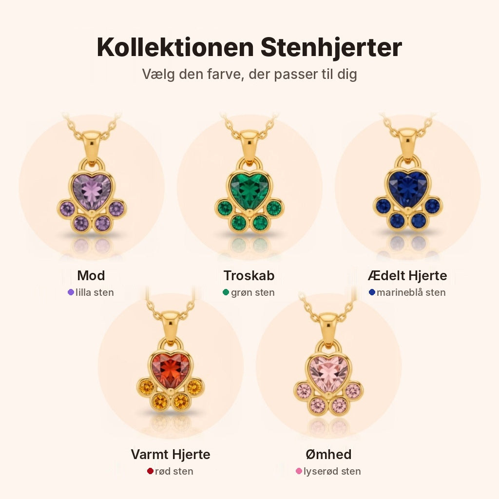 Kollektionen Stenhjerter – vælg den farve, der passer til dig