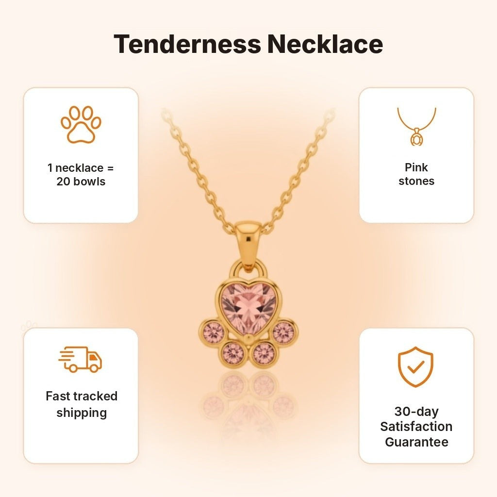 Tenderness paw necklace – what makes it special