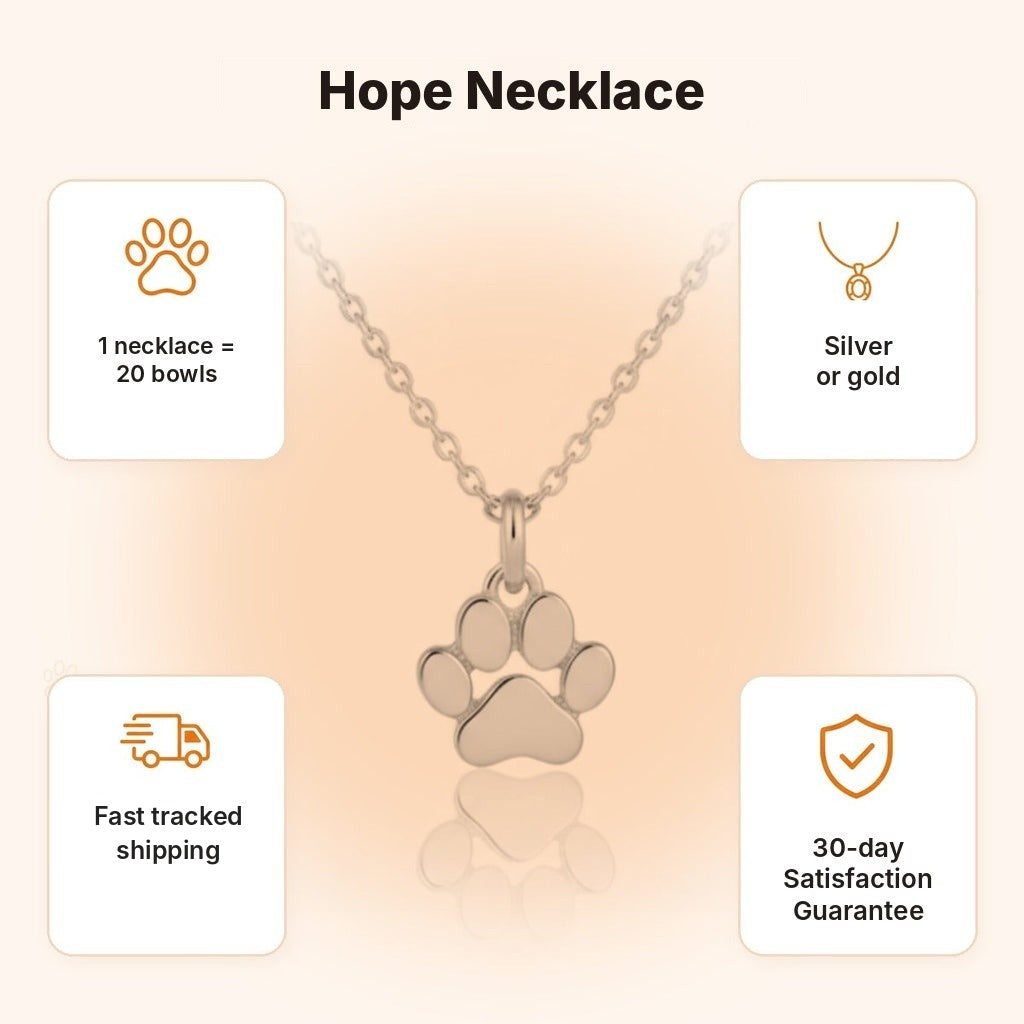 Hope paw necklace – what makes it special