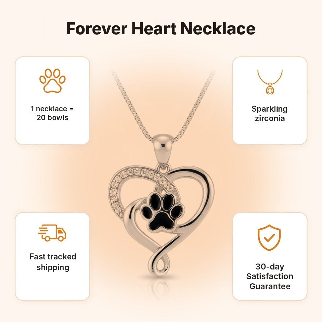 Forever Heart paw necklace – what makes it special