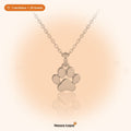 Hope paw necklace – silver – 1 necklace = 20 bowls for shelter dogs