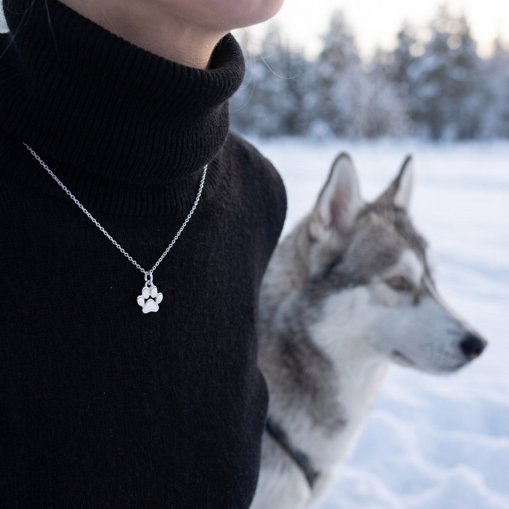 Hope paw necklace – second colour option