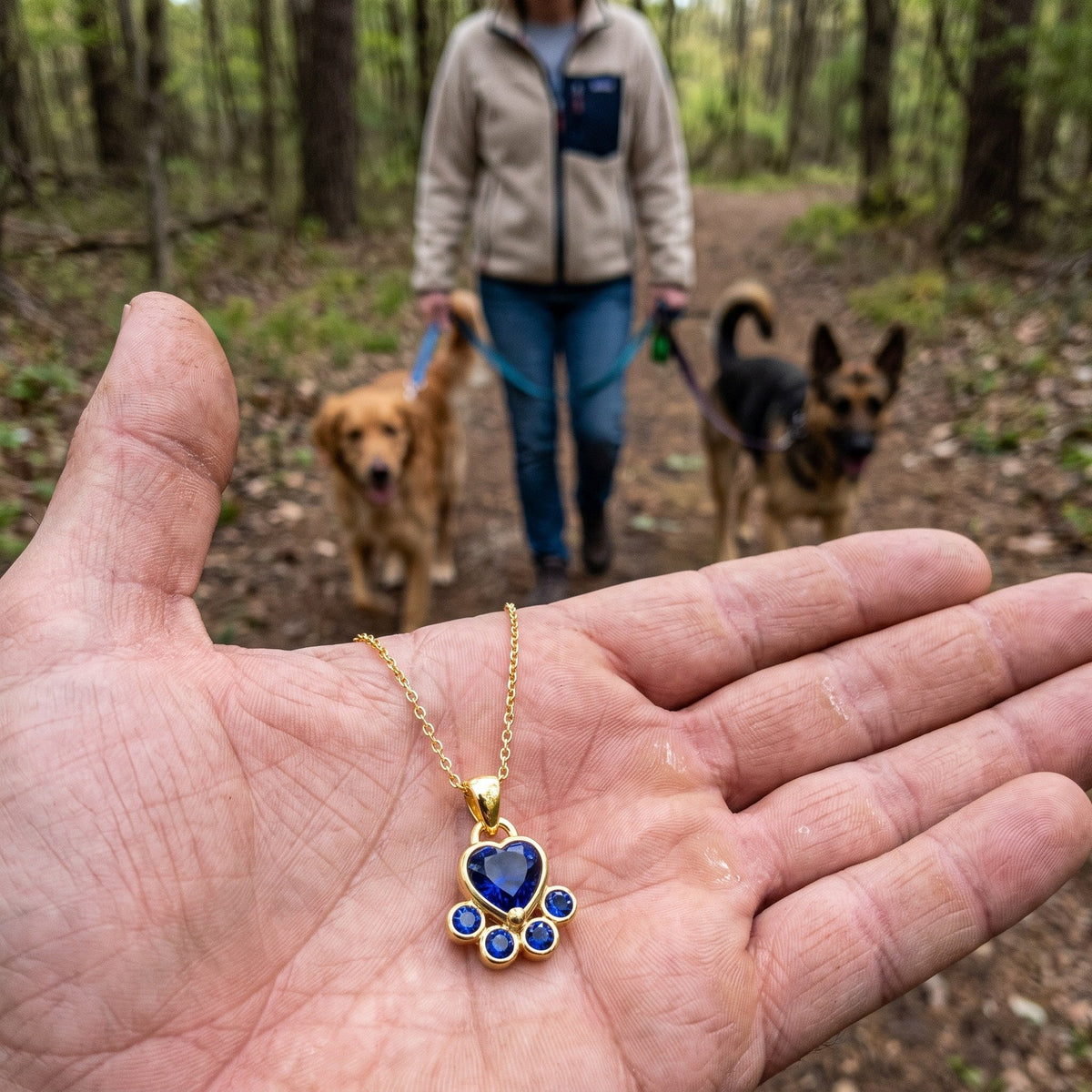 Noble Heart paw necklace – helping shelter dogs