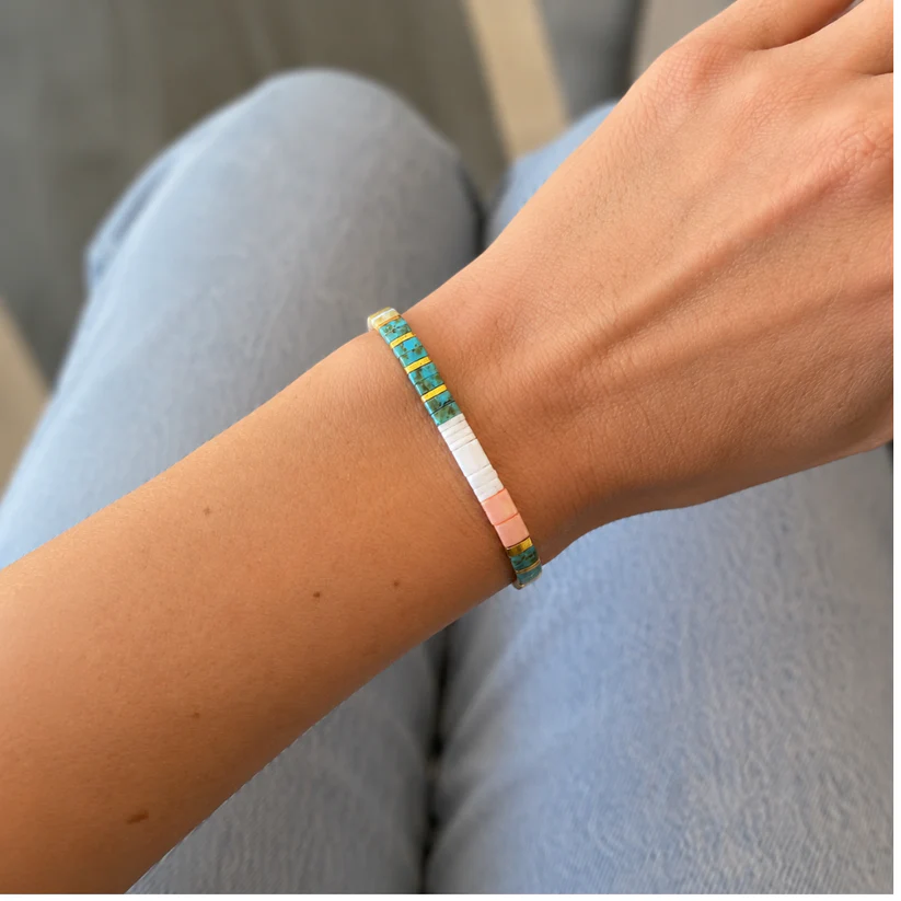 Sunny Riviera Miyuki bead bracelet – view 2