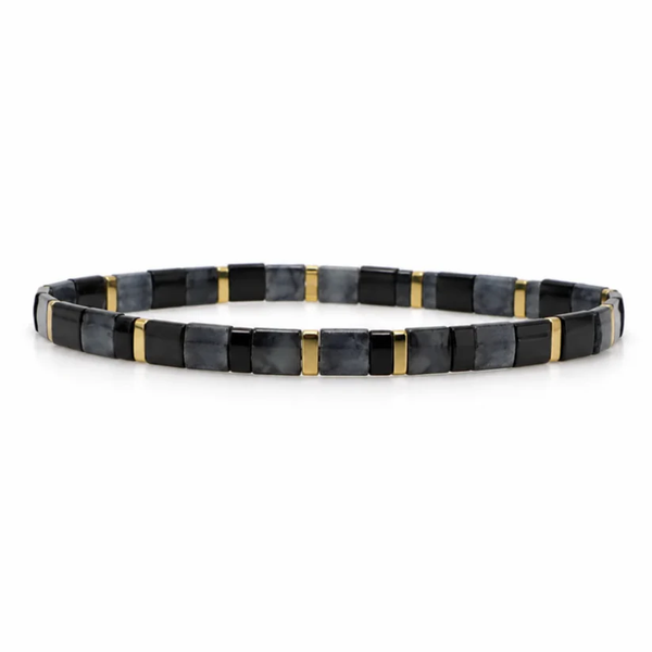 Miyuki Bracelet – Black Eclipse