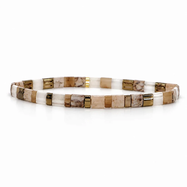 Miyuki Bracelet – Misty Marble
