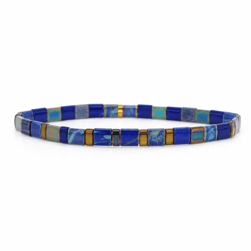 Sailor Stripe Miyuki bead bracelet